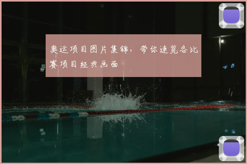 奥运项目图片集锦,带你速览各比赛项目经典画面