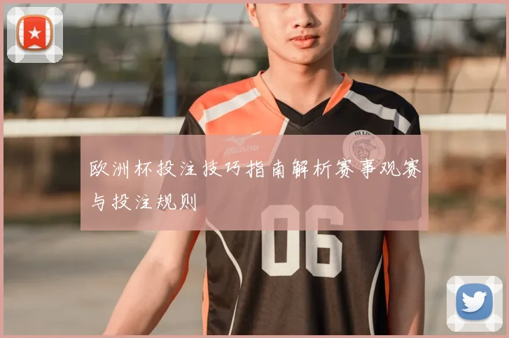 欧洲杯投注技巧指南解析赛事观赛与投注规则