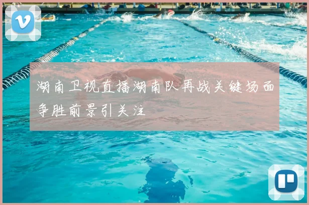 湖南卫视直播湖南队再战关键场面争胜前景引关注