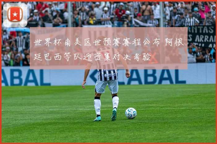 世界杯南美区世预赛赛程公布 阿根廷巴西等队迎密集对决考验